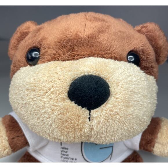 Toon Spencer Nice Guy Teddy Bear Plush 8” Wong Fu Productions Awkward Animals - Picture 5 of 14